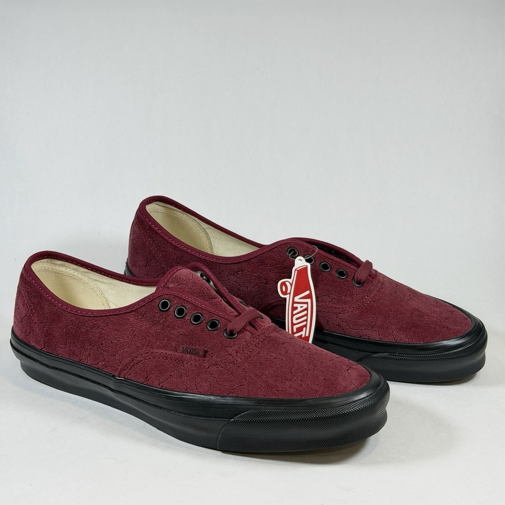 Vans OG Authentic LX Size-12 Mens 'Velvet‎ Emboidery'[VN0A4BV99RH] - Picture 2 of 10